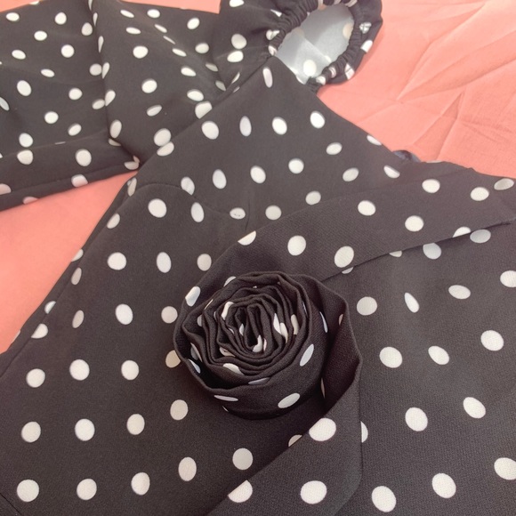 Polka-dot blouse with peplum - Picture 7 of 7